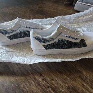 Vans Old School Custom Mountain Scape Sneakers Men Size 12